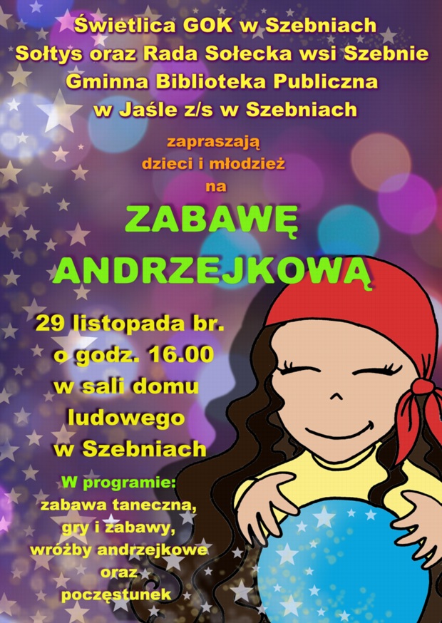 Scenariusz Zabawy Andrzejkowej W Szkole Zabawa Andrzejkowa - Zapowiedzi - aktualności - Szebieński portal