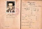 miniatura S. Żurada - książka lotów pilota szybowcowego - 1947 r.