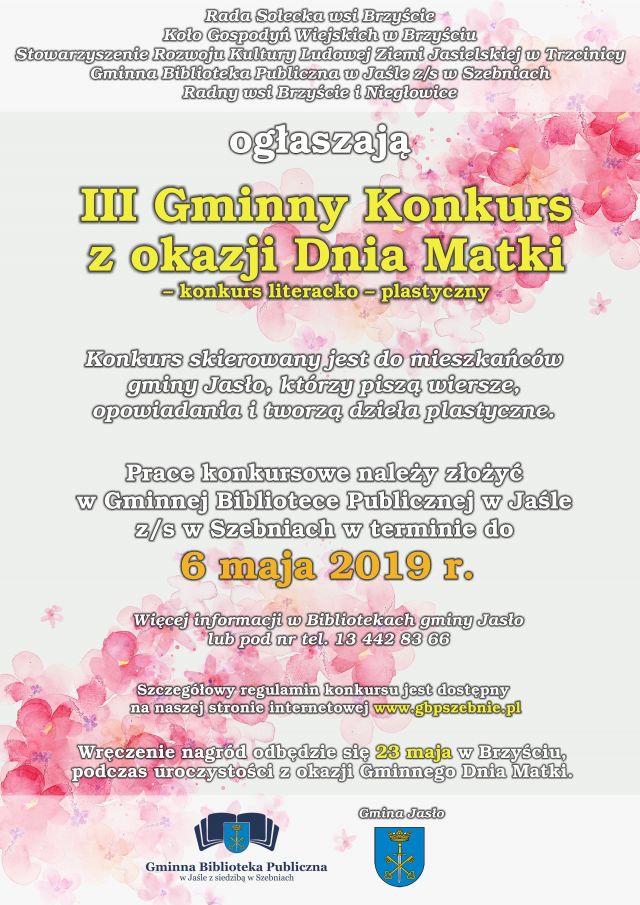 Gminny Dzień Matki 2019-plakat-1