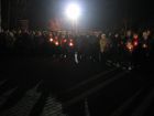 miniatura Droga Krzyżowa przez wieś - ostatnia stacja na placu przy kościele